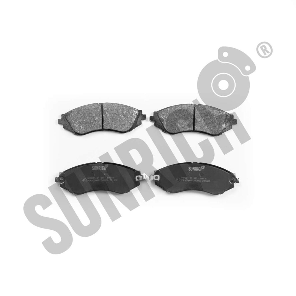 KLOCKI HAMULCOWE SUNRICH PRZÓD SR0021.01-3171/3216