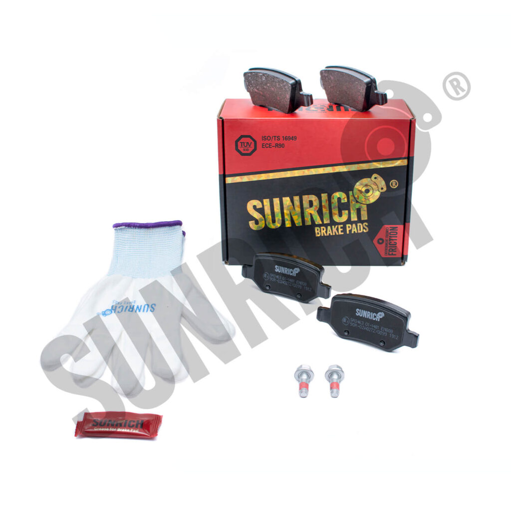 KLOCKI HAMULCOWE SUNRICH TYŁ  SR0463.01-1481