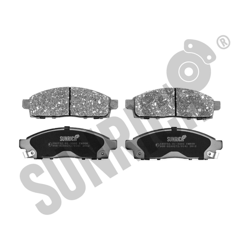 KLOCKI HAMULCOWE SUNRICH SR0752.01-3502