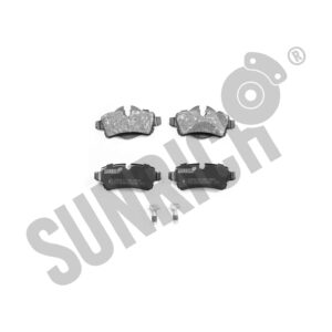 KLOCKI HAMULCOWE SUNRICH TYŁ SR0848.01-1766